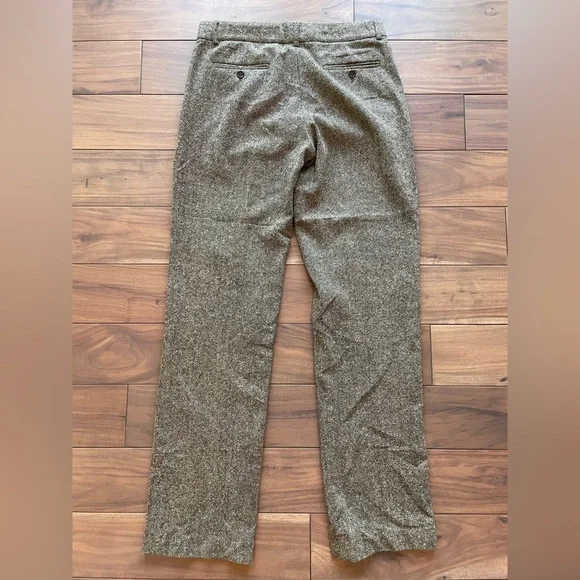 Theory Wool Blend Tweed Tailored Trouser Pants Size 0 - Picture 6 of 6